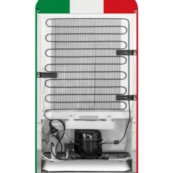 FAB10HRDIT6 kjøleskap med flaskeholder, italiensk flagg