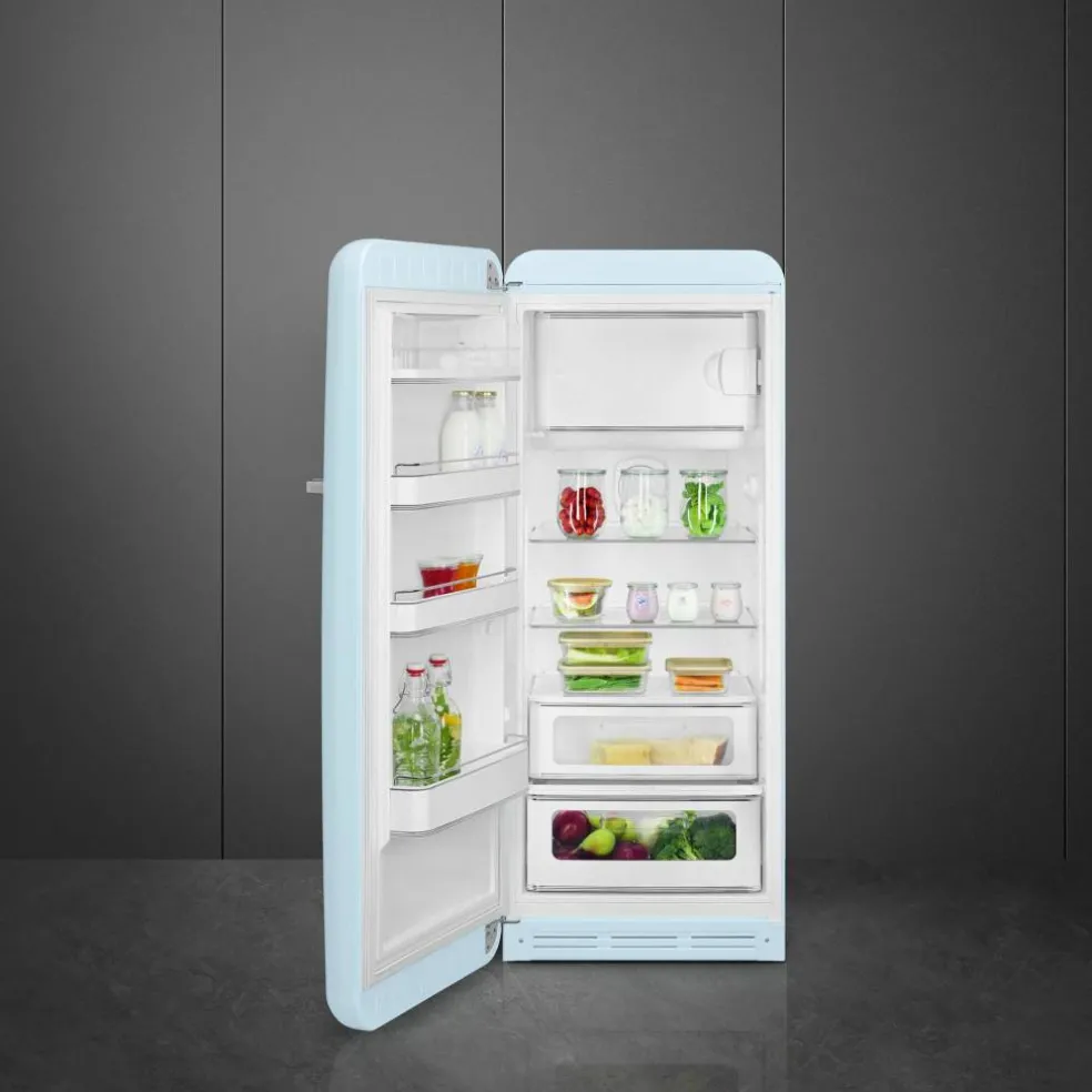 FAB28LPG6 Kjøleskap Med Fryser 153cm Venstrehengt Pastellgrønn