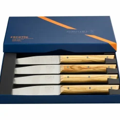 Facette bordkniv 4-pakning, ask