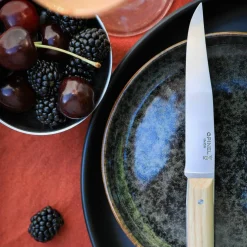 Facette bordkniv 4-pakning, mørk ask
