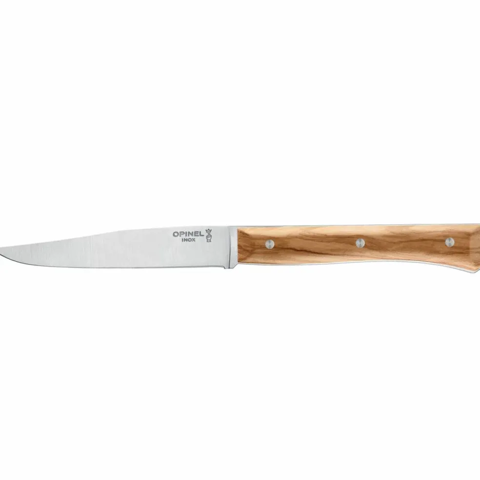 Facette bordkniv 4-pakning, mørk ask