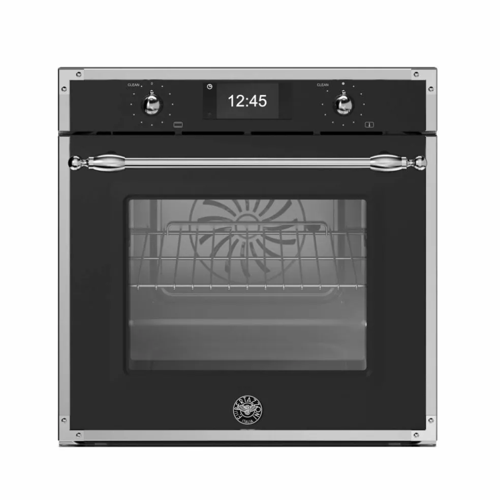 FHER6117CTAG3 Heritage dampovn med pyrolyse 80 liter, elfenbenshvit/gull