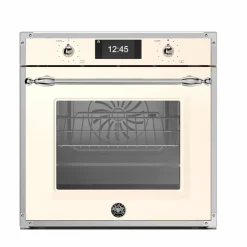FHER6117CTAG3 Heritage dampovn med pyrolyse 80 liter, elfenbenshvit/gull