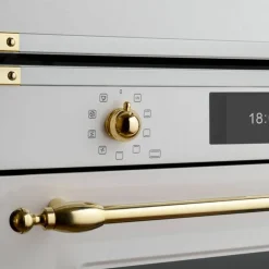 FHER4077MTAX3 Heritage kombiovn med mikrofunksjon, elfenbenshvit/krom