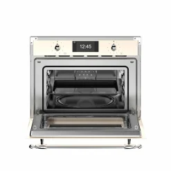 FHER4077MTAX3 Heritage kombiovn med mikrofunksjon, elfenbenshvit/krom
