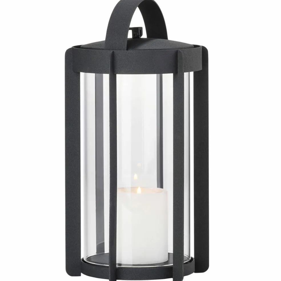 Firefly lanterne 25 cm, svart