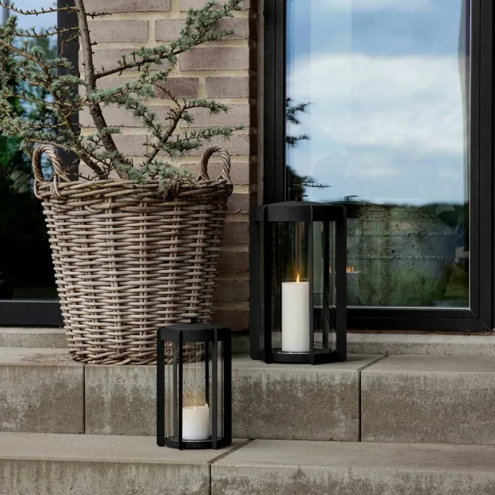 Firefly lanterne 25 cm, svart