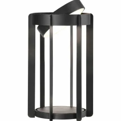 Firefly LED-lanterne, svart aluminium