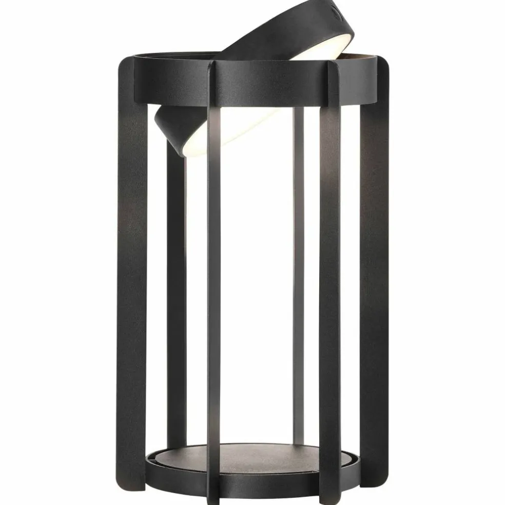 Firefly LED-lanterne, svart aluminium
