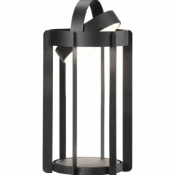 Firefly LED-lanterne, svart aluminium