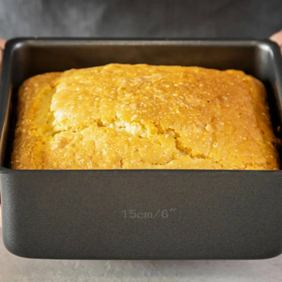 Firkantet Bakeform Avtagbar Bunn Non-stick 15 cm