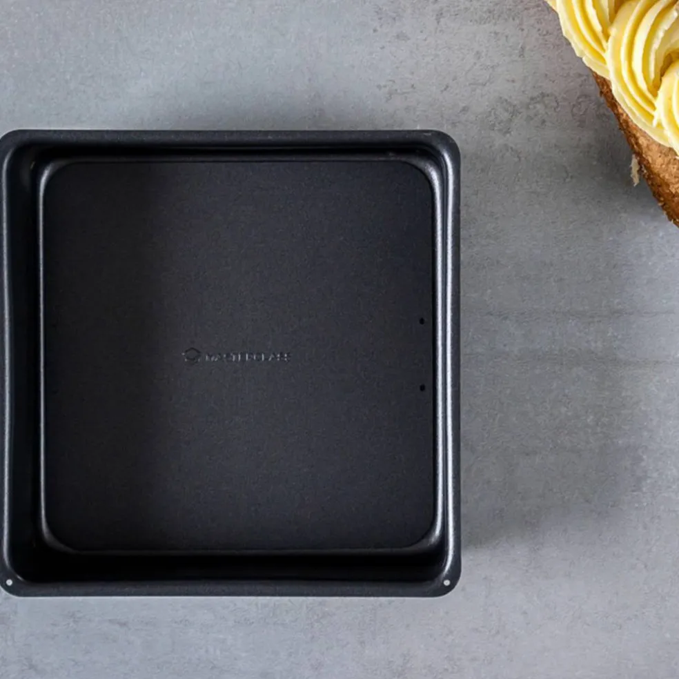 Firkantet Bakeform Avtagbar Bunn Non-stick 25 cm
