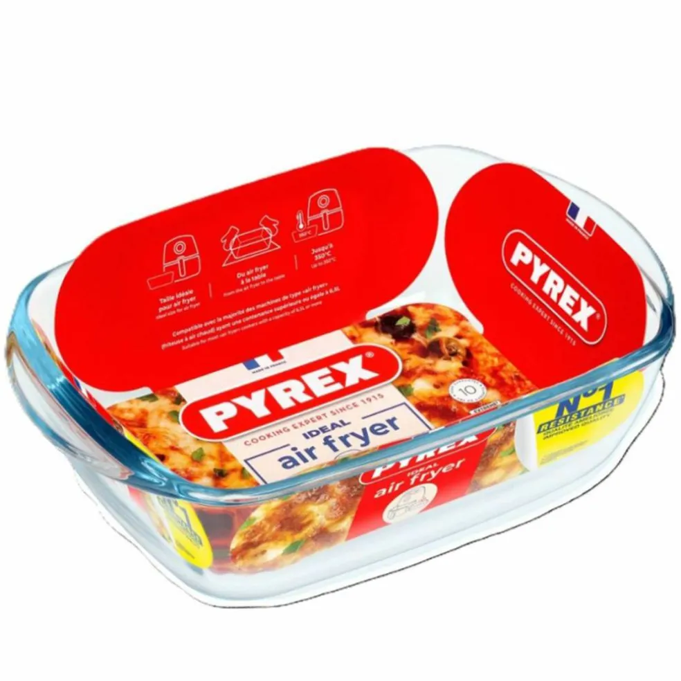 Firkantet ildfast form 25 cm