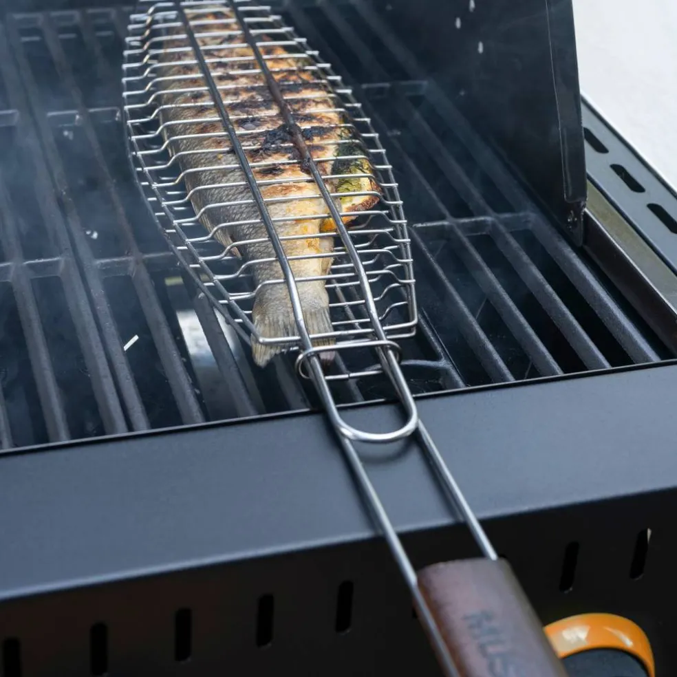 Fiskefanger med 70 cm krage