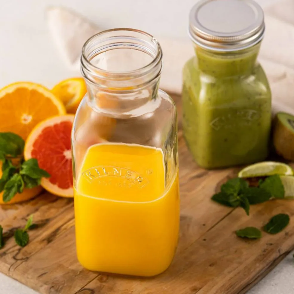 Flaske til juice og saus, 1 liter