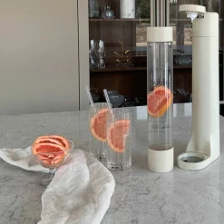 Flaske til kullsyremaskin 800 ml, matt grå