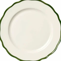 Fleur middagstallerken 28 cm, mørkegrønn