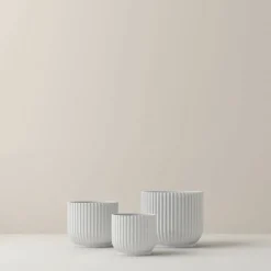 Flowerpot, medium (H 13 x Ø 14,5 cm.)