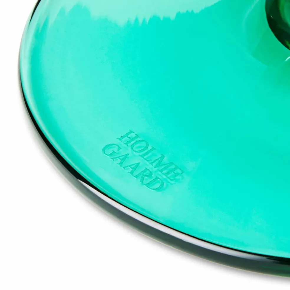 Flow vannglass med stett 35 cl, emerald green