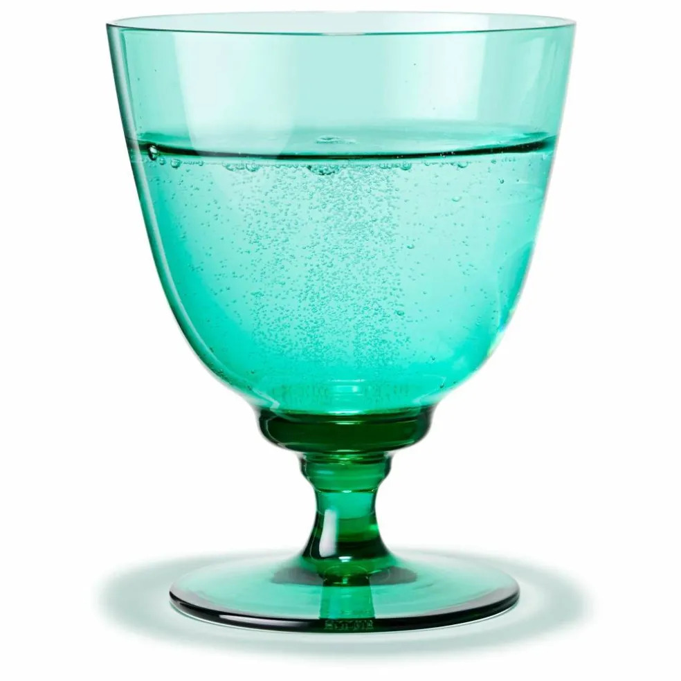 Flow vannglass med stett 35 cl, emerald green