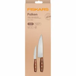 Folken knivsett 2 deler, tre