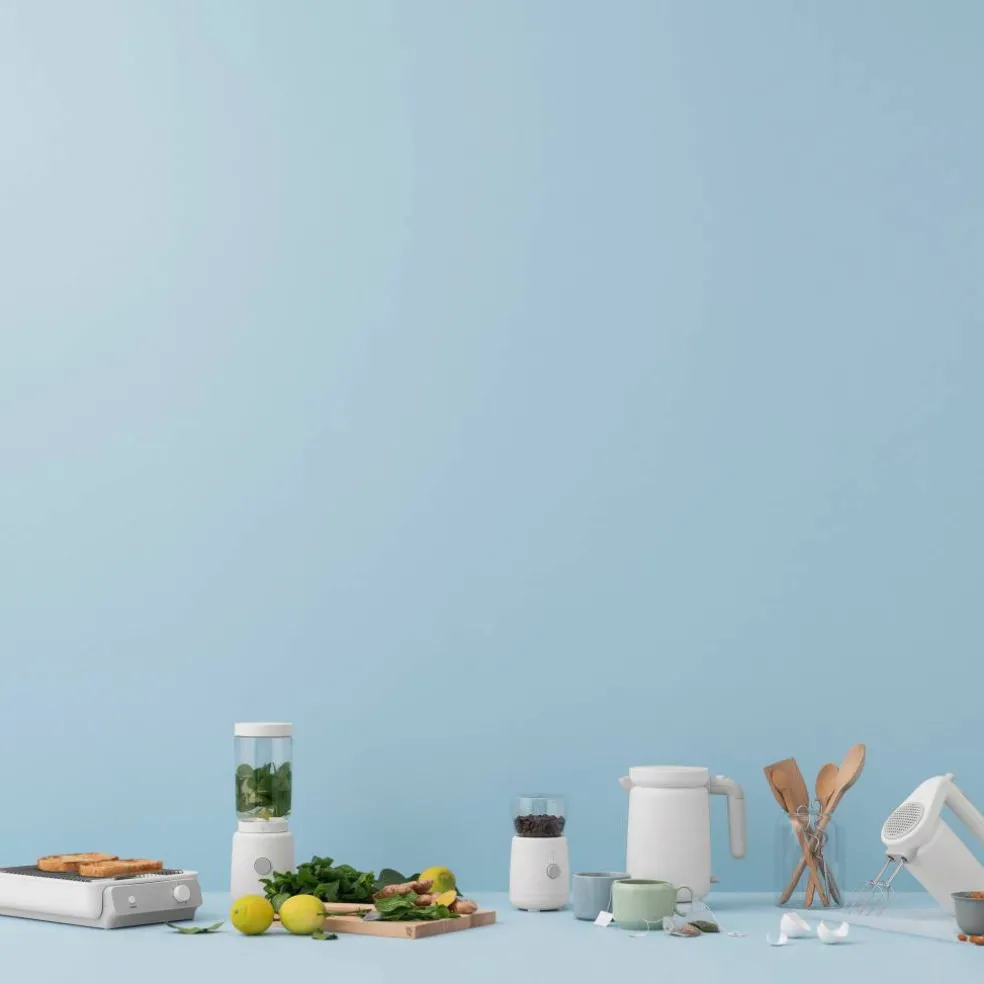 FOODIE Elektrisk Kaffekvern, Hvit