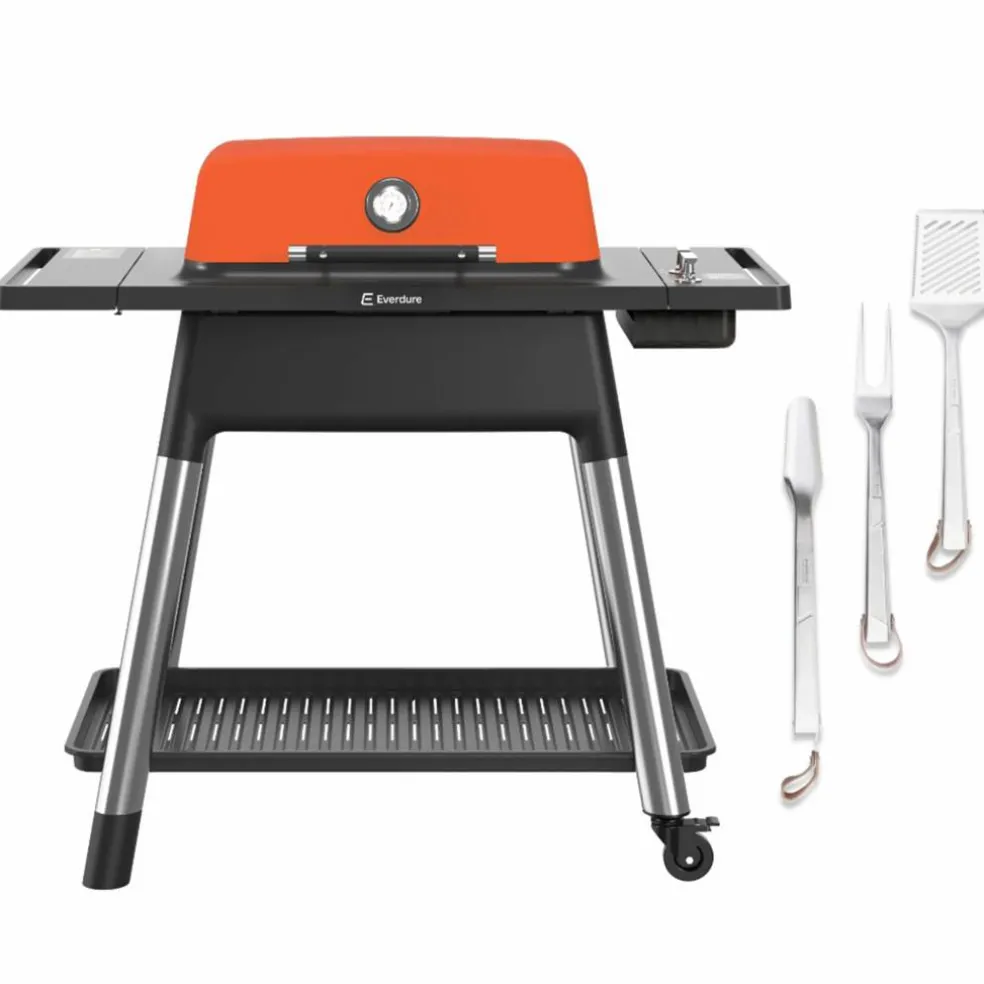 FORCE Gen III gassgrill med redskapssett, oransje