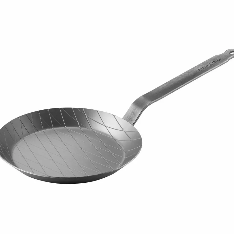 Forge stekepanne/grillpanne 28 cm, karbonstål