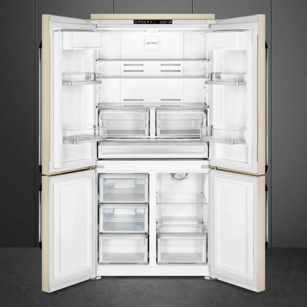 FQ960BL6 Victoria French Door kombiskap, svart