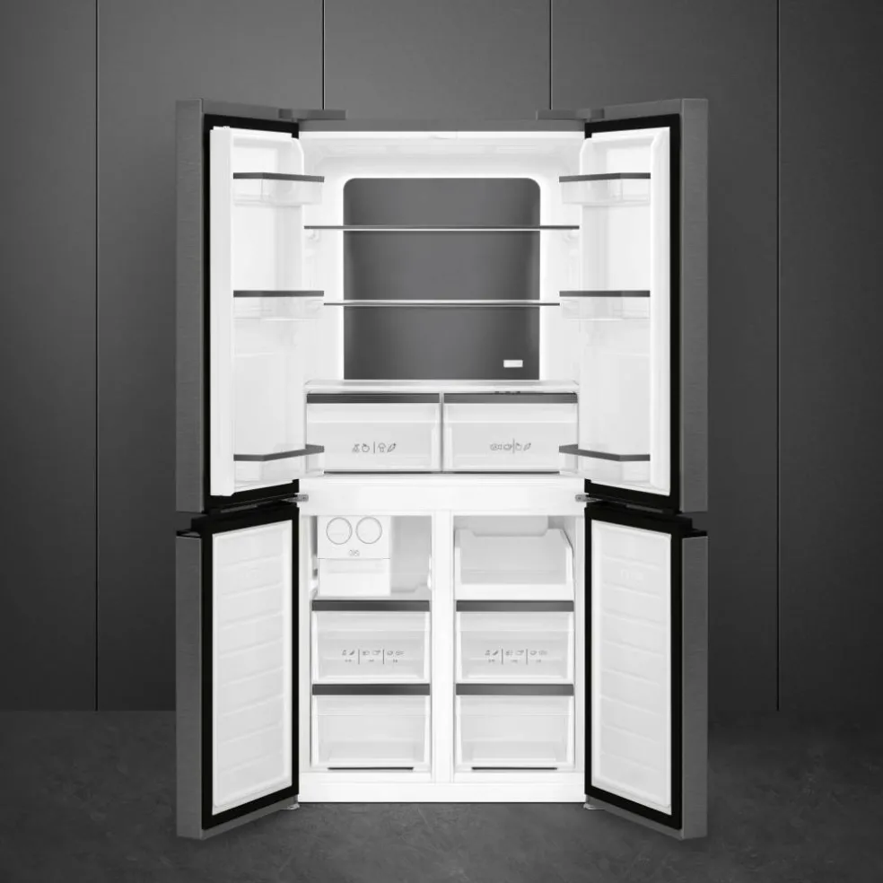FQI48KD French Door kjøleskap, sølv
