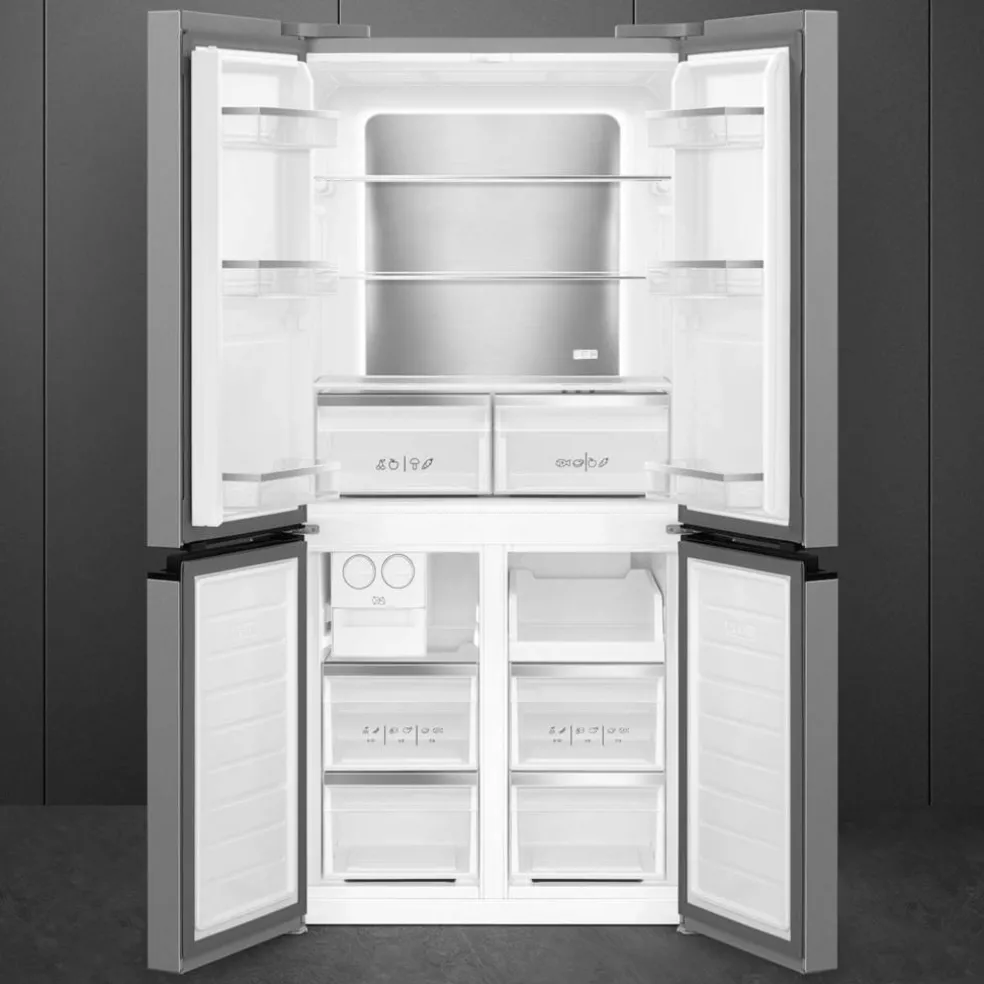 FQI48KD French Door kjøleskap, sølv
