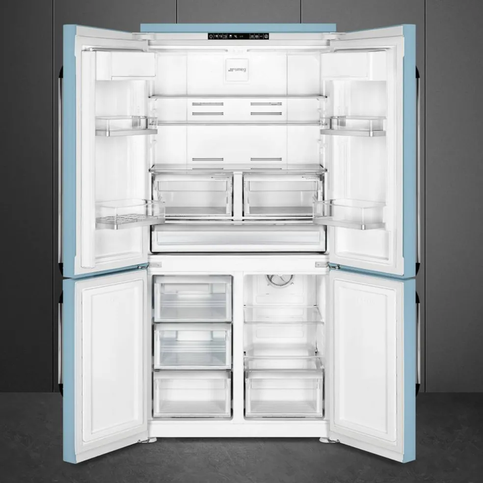 FQ960P6 Victoria French Door kombiskap, creme