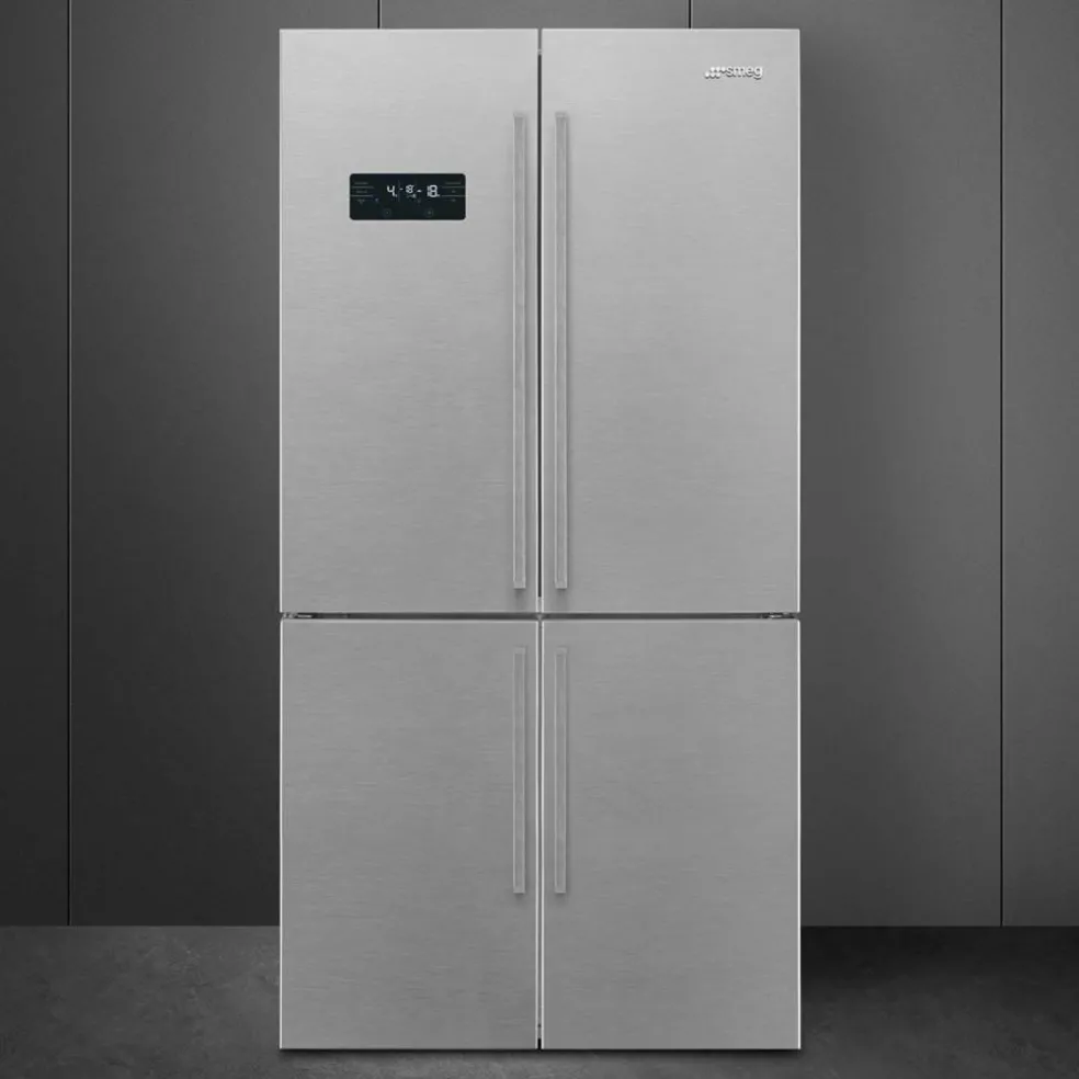 FQ60XDAIE Kombiskap 182 cm, rustfritt stål