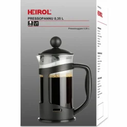 French Press stempelkanne 3,5 dl.