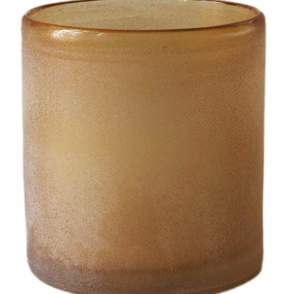 Frost telysholder, amber, small
