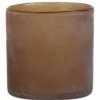 Frost telysholder, brown, medium