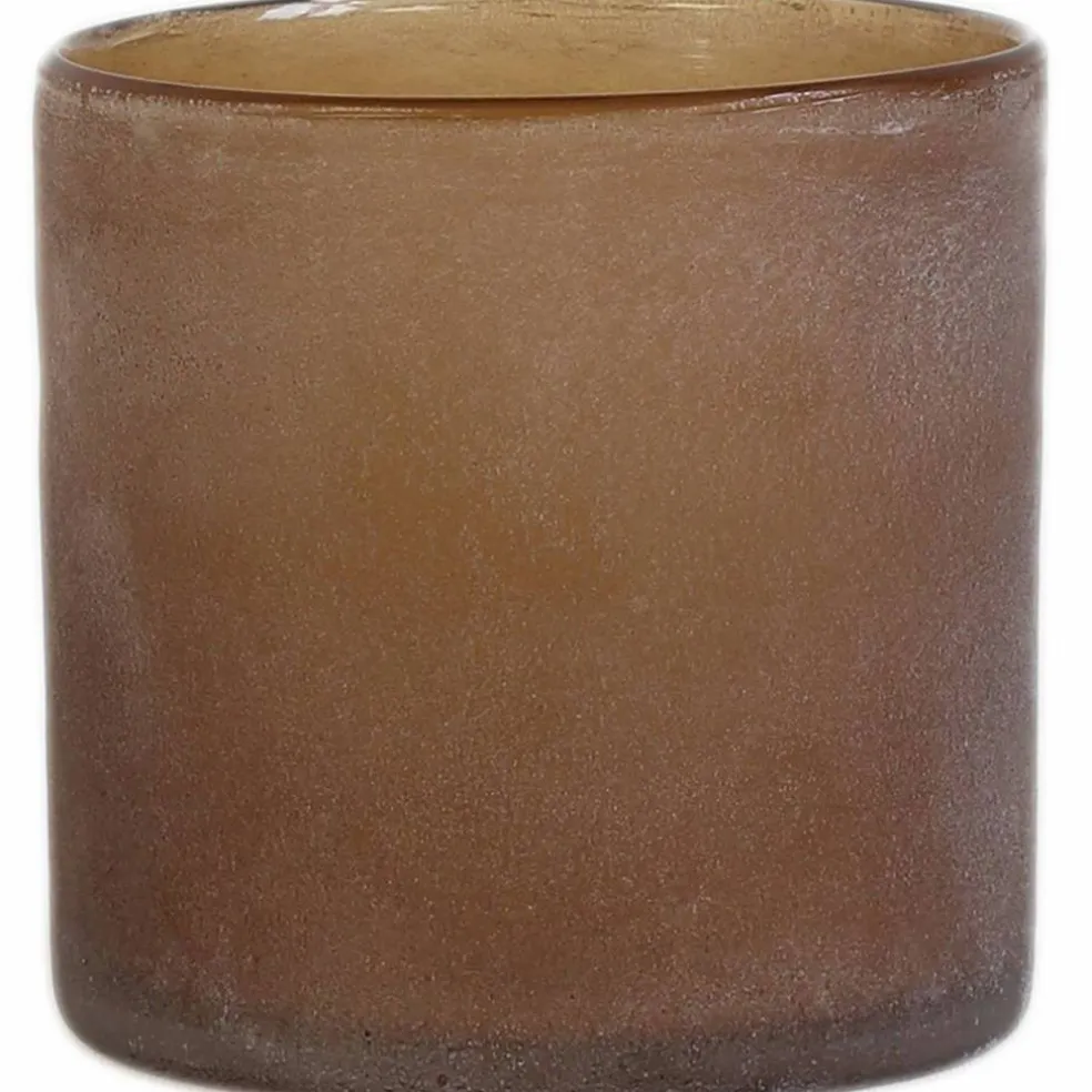 Frost telysholder, brown, medium