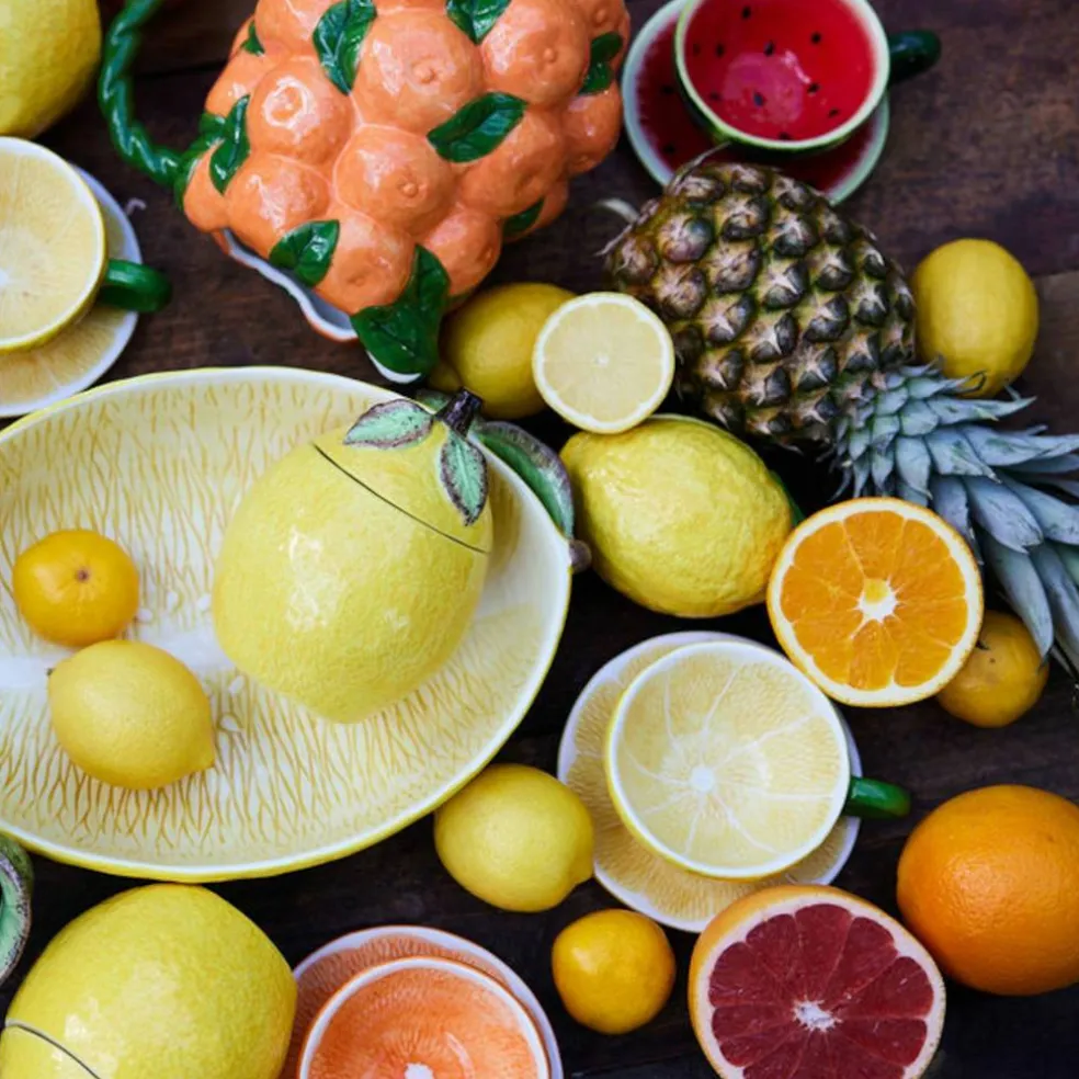 Fruity kopp med fat 25 cl, grønn/rød