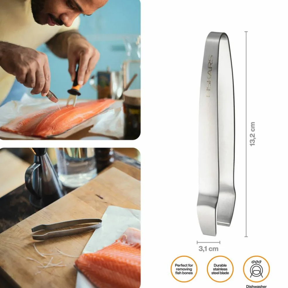Functional Form fiskepinsett 13 cm, rustfritt stål
