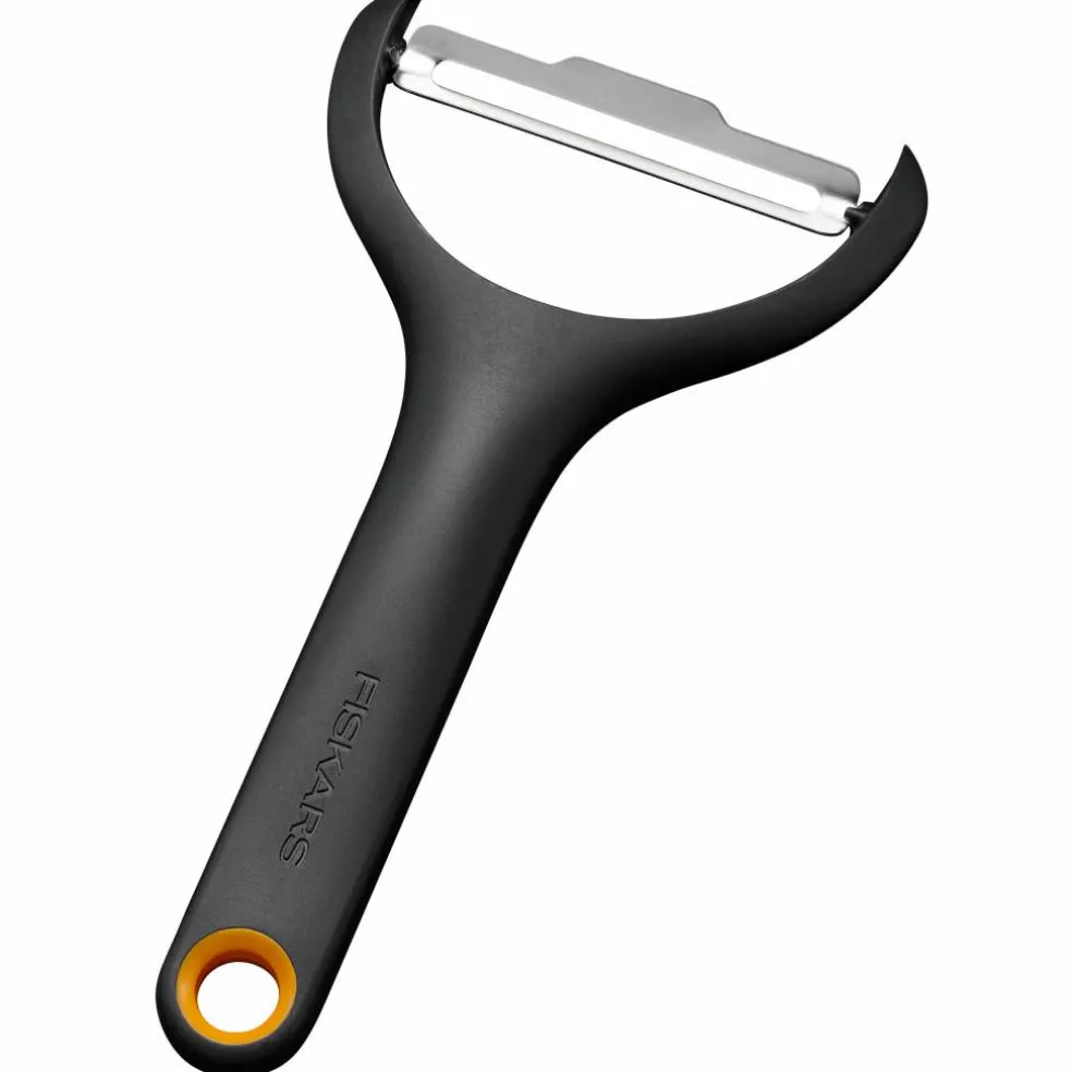 Functional Form grønnsaksskreller 15 cm, svart/oransje