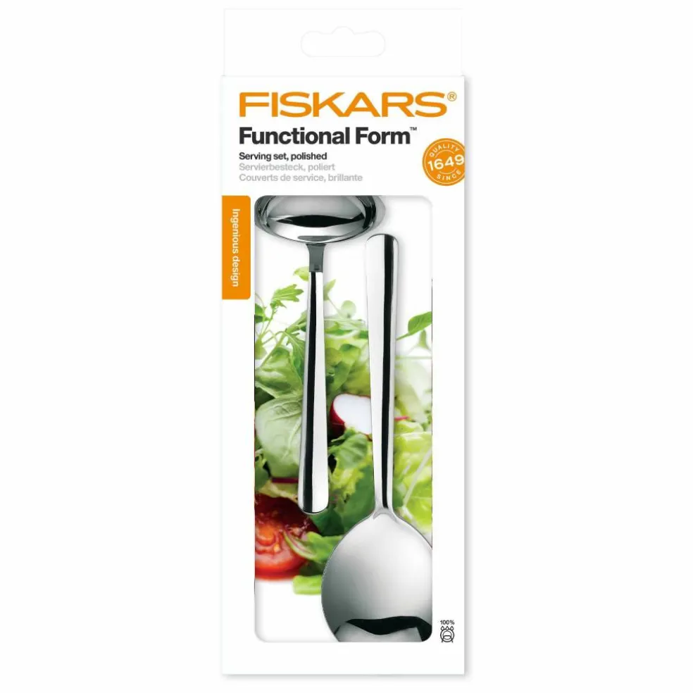 Functional Form serveringssett 2 deler, blank