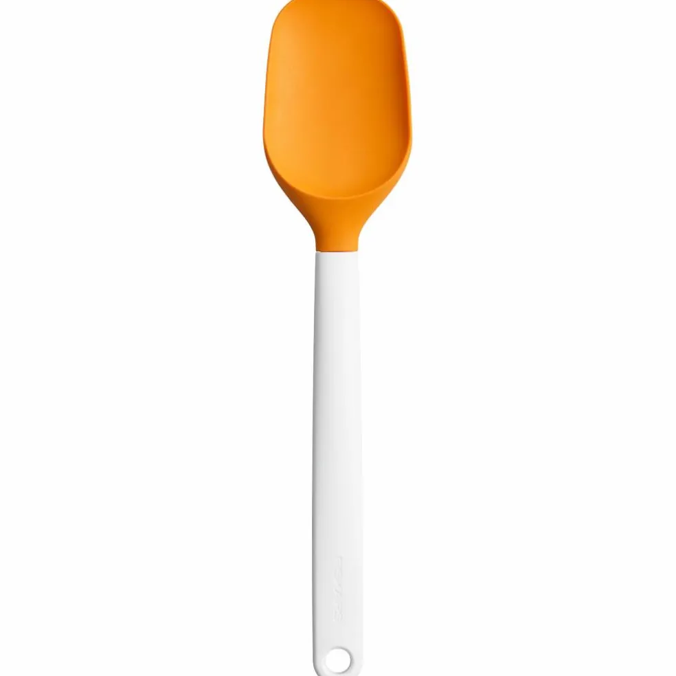 Functional Form skjeformet slikkepott, hvit/oransje