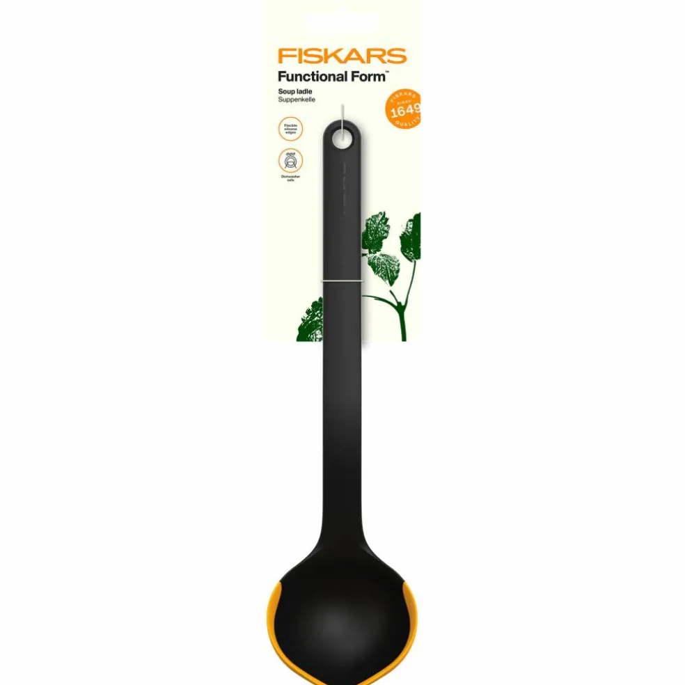Functional Form suppesleiv 29,5 cm, svart/oransje