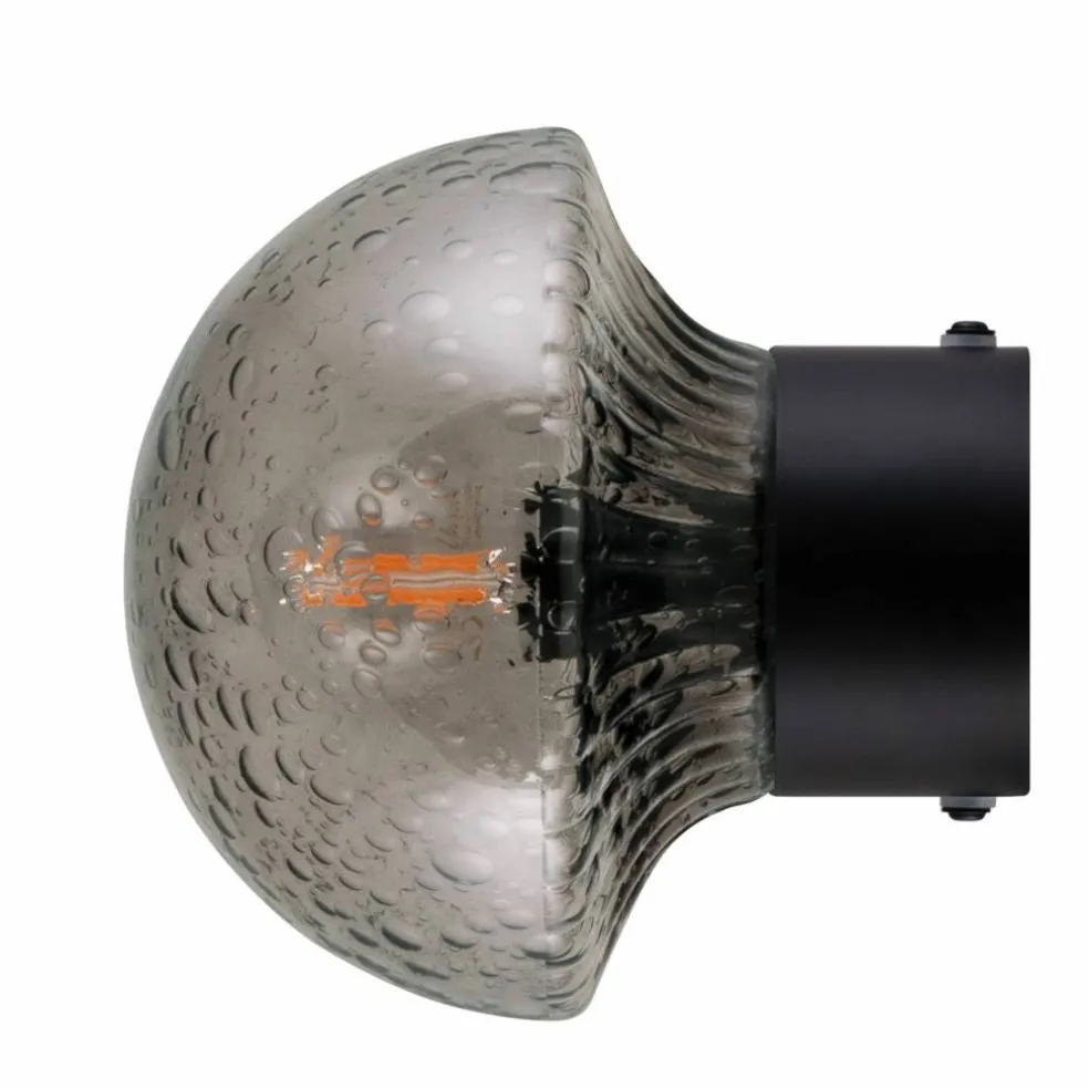 Fungo 16 vegglampe, klar/messing