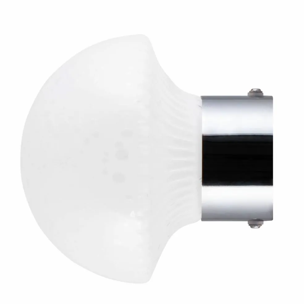 Fungo 16 vegglampe, røykfarget/svart