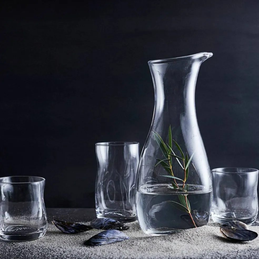 Furo glass 9 cm, 4 stk, klar