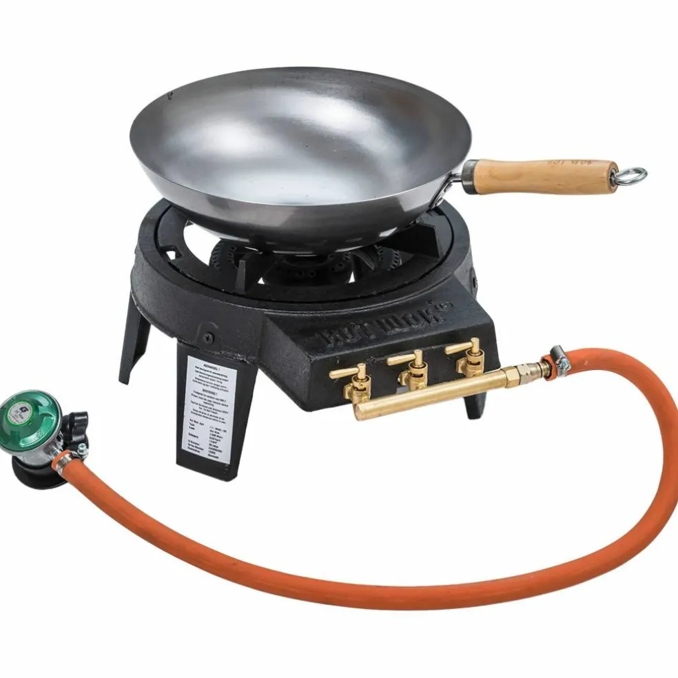 Gassbrenner 7 kW inkl. regulator og wokpanne
