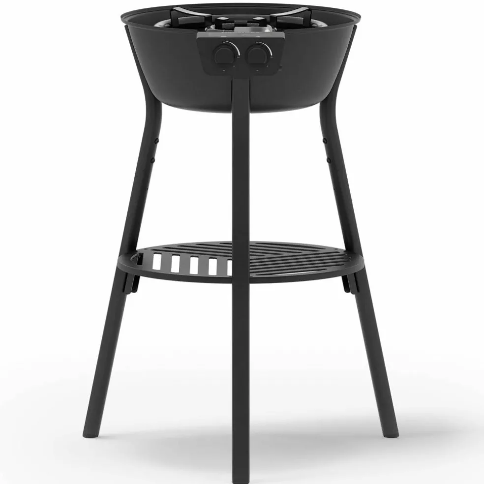 Gassbrenner med stativ SL svart 48 cm