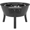 Gassbrenner med stativ svart 48 cm