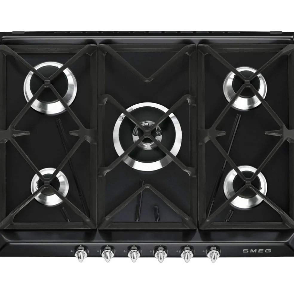 Gasskokeplate Victoria Design 68,5 cm, Rustfritt Stål